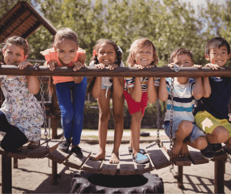 kids on a playground