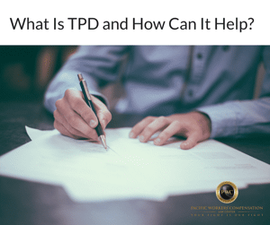 What is TPD and How Can it Help? - Person Signing Document
