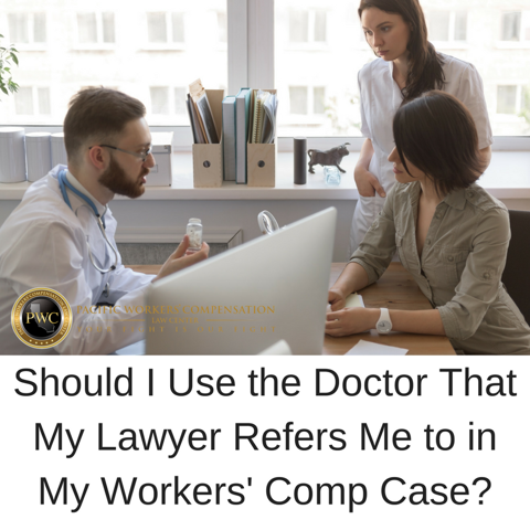 Ladies with Doctor Discussing Treatment - Workers Comp Case