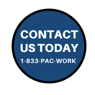 Contact button. Contact Us Today 1-833-PAC-WORK. 