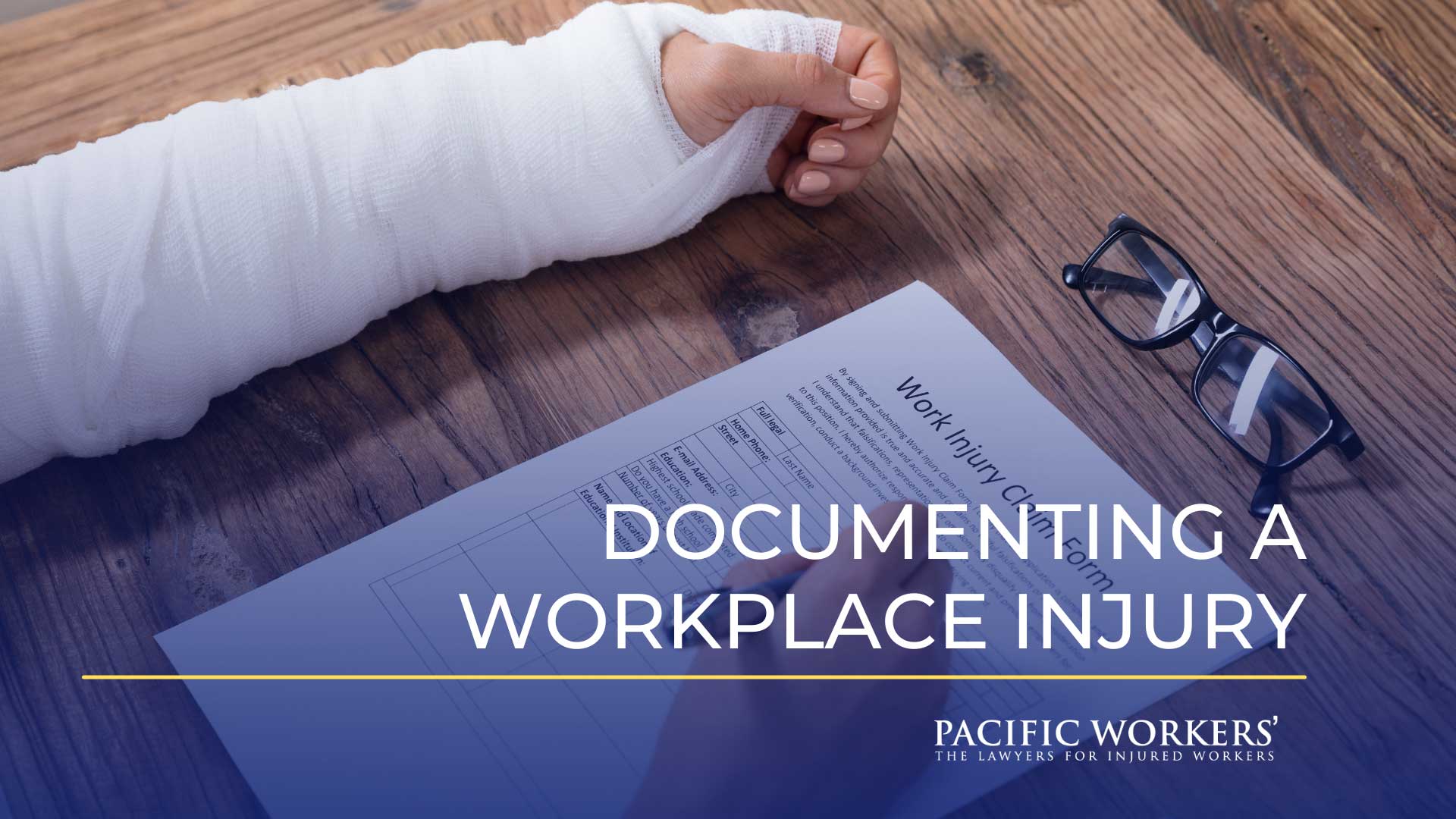Documenting a Workplace Injury