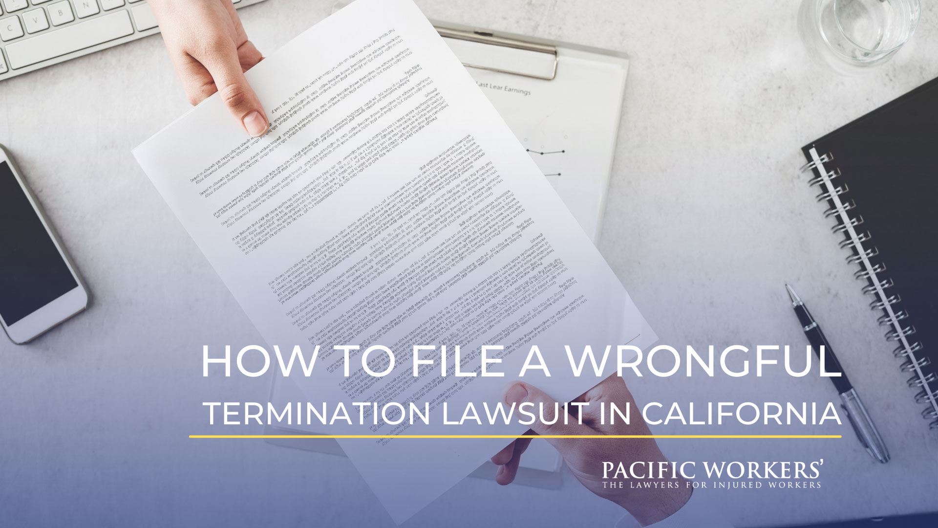 How to File a Wrongful Termination Lawsuit in California