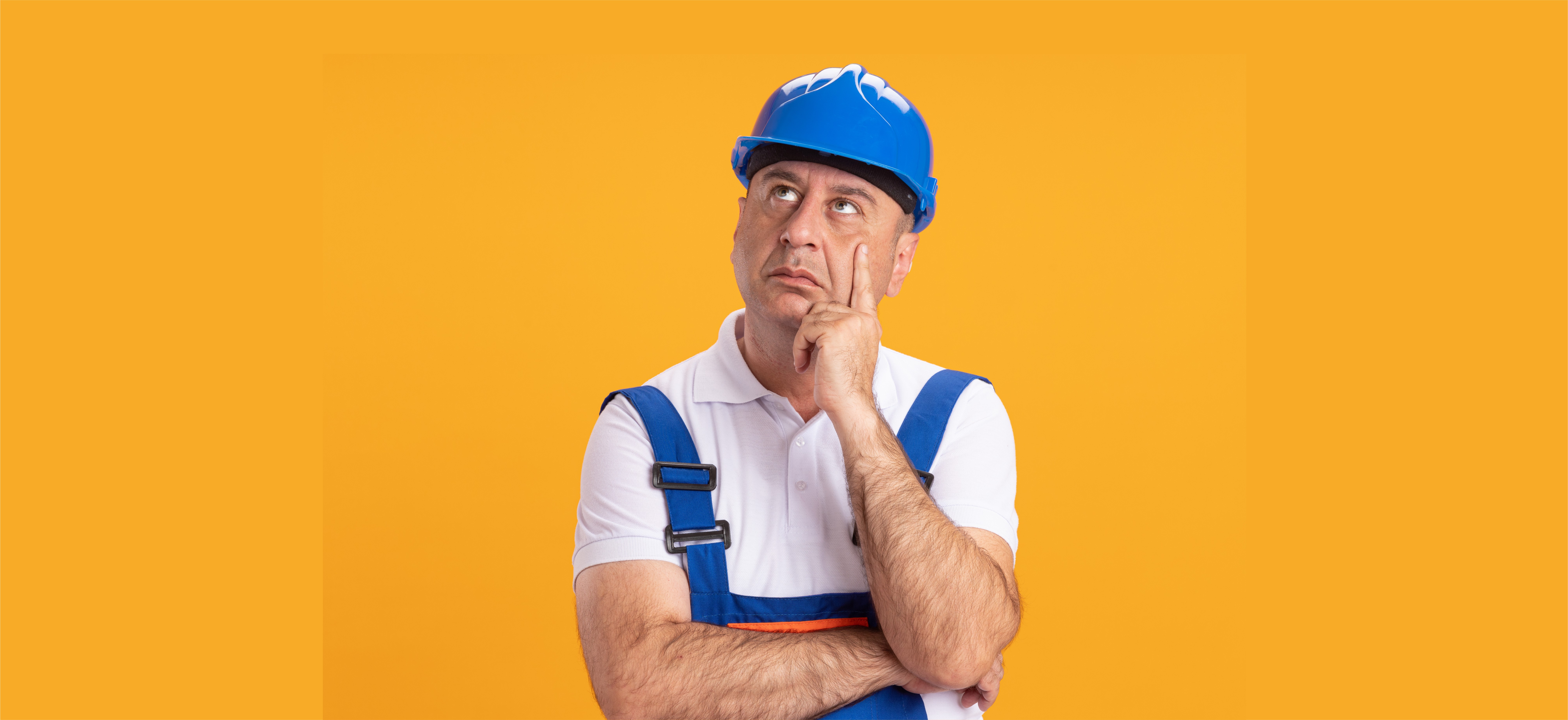 Concerned employee thinking of Workers Comp Benefits