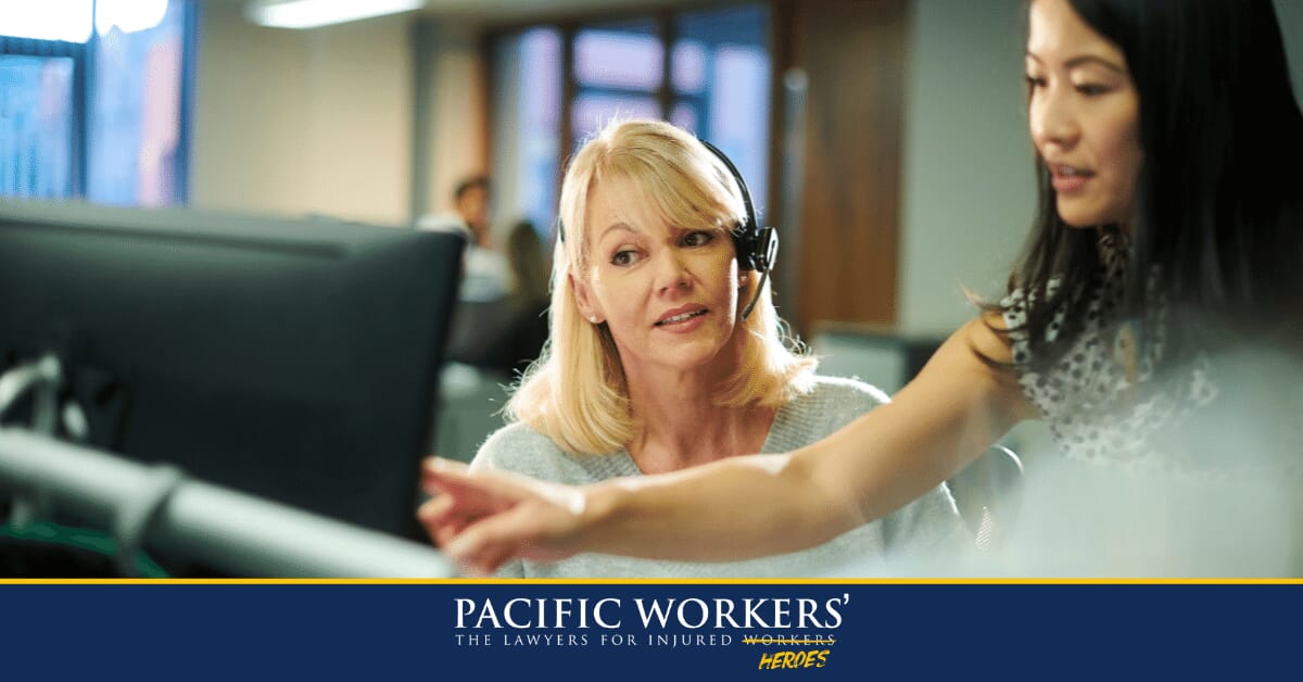 one person training another