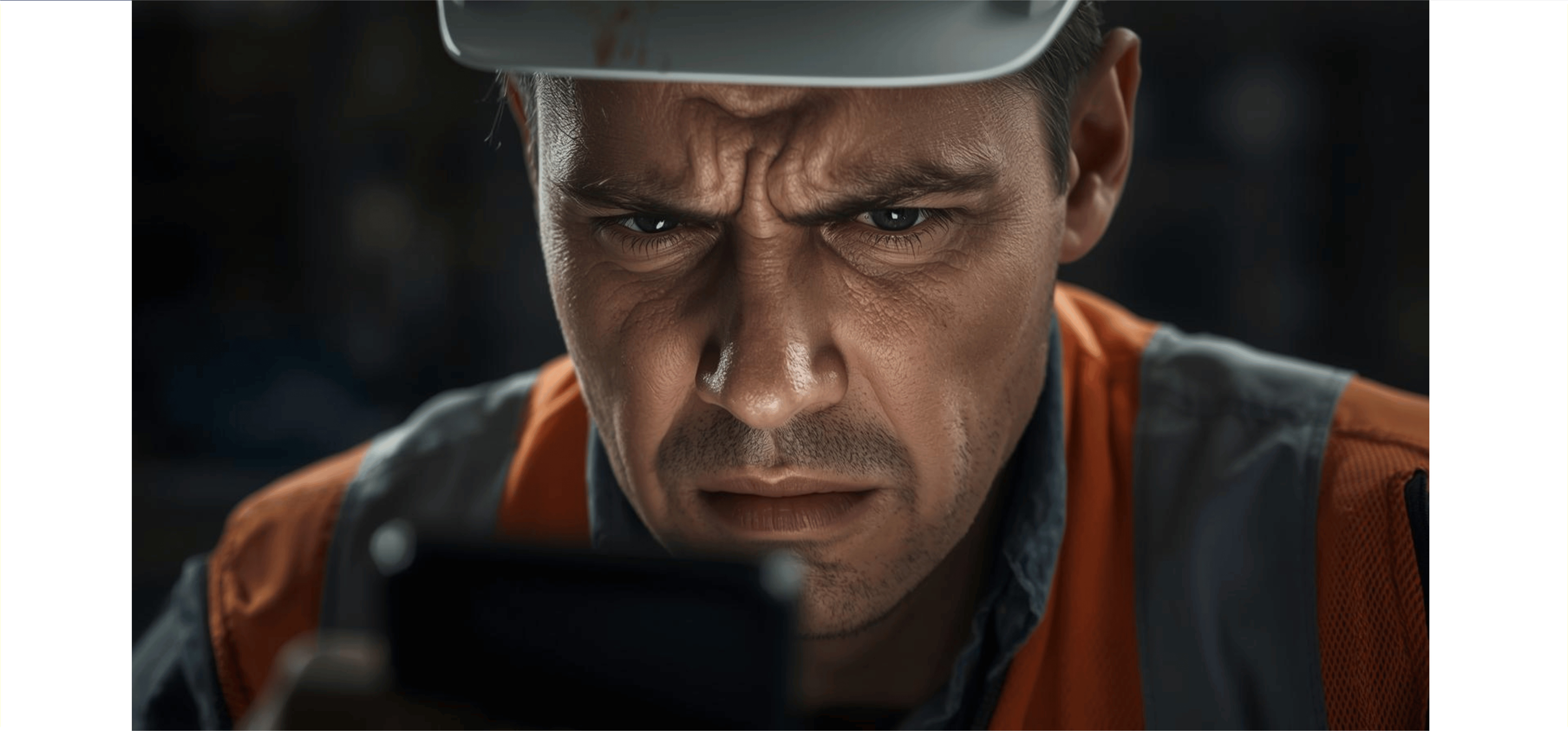 Trabajador pensando por qué negaron mi caso de workers' comp